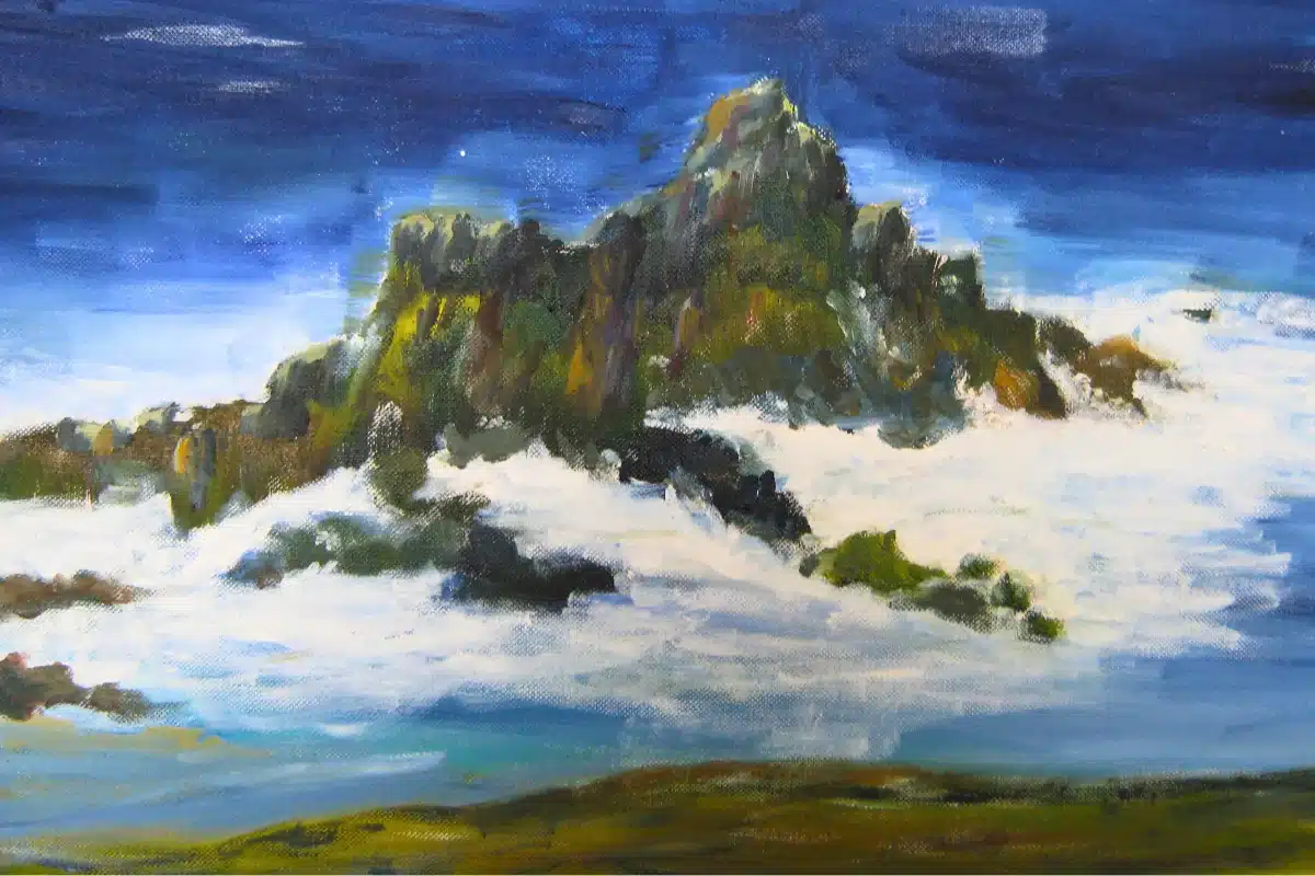 Ölbild Lands End Cornwall – Ölmalerei Jena, Christiane Odefey