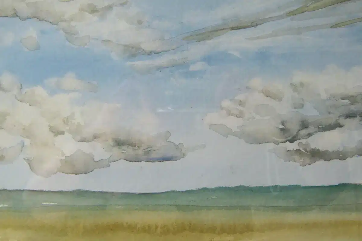 Aquarell Wolkenstudie – Christiane Odefey