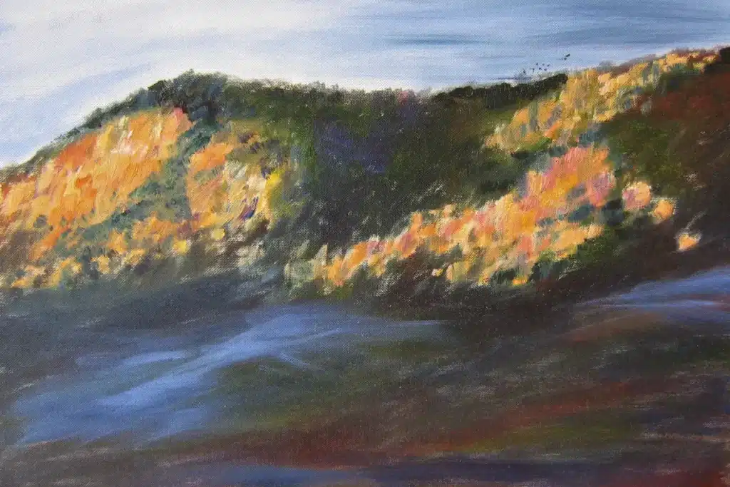 Ölbild Abendlicht – Christiane Odefey